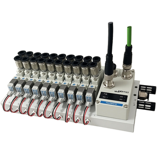 总线阀岛EC通讯协议SY5120/7120气动电磁阀组DC24V集成汇流板底座