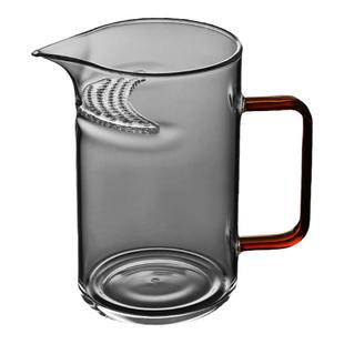 公道杯茶漏一体玻璃加厚耐热分茶器家用月牙泡茶杯过滤茶水分离杯