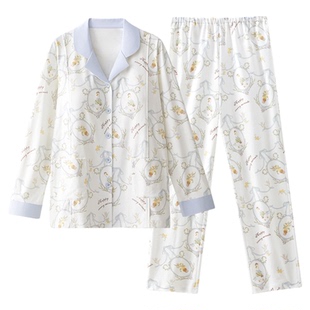 十月结晶孕妇静谧花园胸垫款月子服纯棉产后哺乳家居服套装睡衣冬