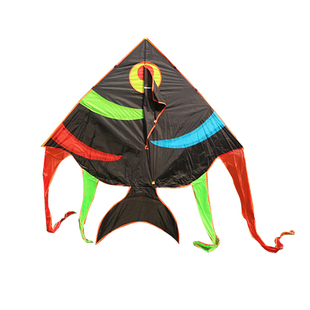 潍坊风筝成人新款长尾大燕鱼风筝2米宽布拼大号燕鱼/中号燕鱼包邮