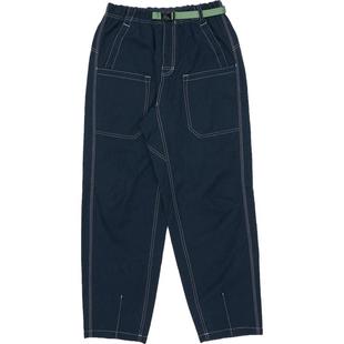 素然AnKoRau 安高若冬季女士户外穿搭棉平纹口袋休闲松直锥裤