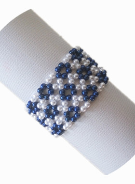 情侣咖啡色加宽手工编制粉红色