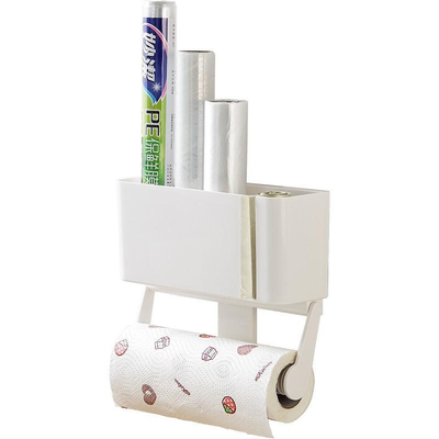 厨房置物架侧壁冰箱保鲜膜纸巾