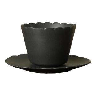 日式简约陶瓷手握杯猪口杯拿铁拉花专用杯哑光220毫升高档精致感