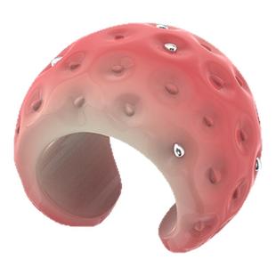 YVMIN尤目 草莓果实戒指开口戒首饰设计师新年生日礼物