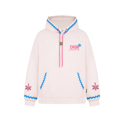 DARKAGE原创加绒贝壳绣连帽卫衣