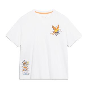 中国李宁童装2024年新款男童中大童运动潮流系列短袖T恤YHST079