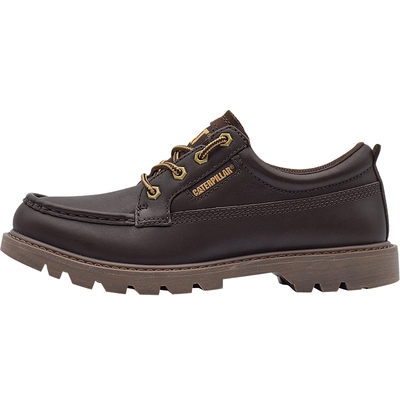 CAT卡特25秋冬新品男士休闲工装低帮皮鞋帆船鞋复古单鞋商场同款