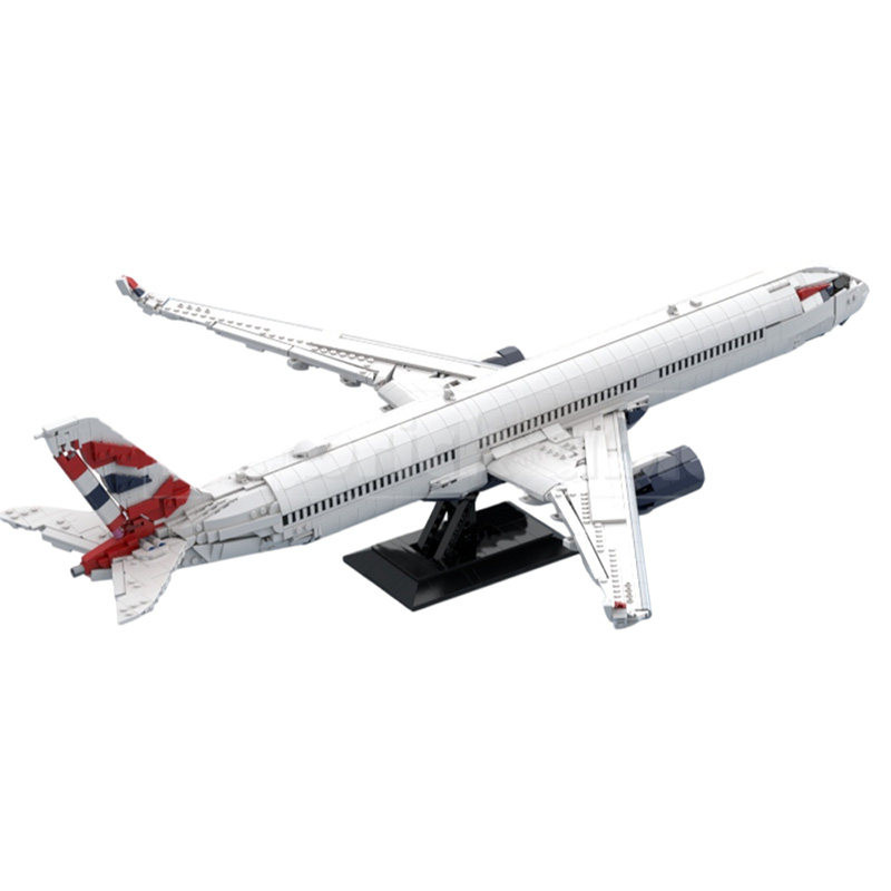 英国航空A350-1000客机积木玩具