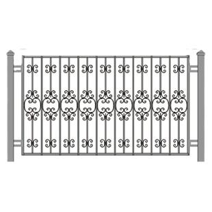 定制铁艺护栏别墅围栏户外围墙栏杆农村防盗栅栏铸铁院墙小区隔离