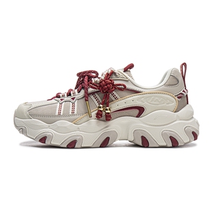 李宁猫爪LITE 3丨休闲鞋女新款春夏复古厚底老爹鞋增高运动鞋子