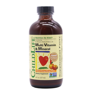 美国童年宝宝childlife多维锌复合多种23种维生素以及矿物质237ml
