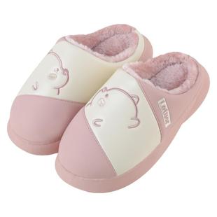 防水棉拖鞋女士冬天室内居家用保暖毛绒情侣家居拖鞋男秋冬季外穿
