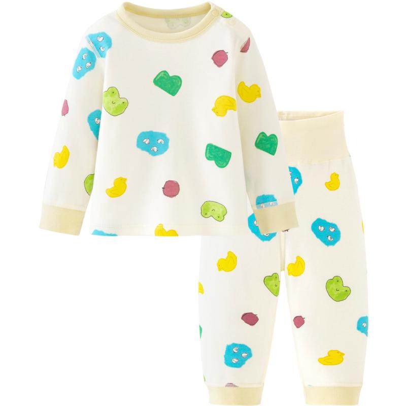 迷你巴拉儿童内衣套装男童女童婴儿宝宝保暖纯棉A类秋衣秋裤分体