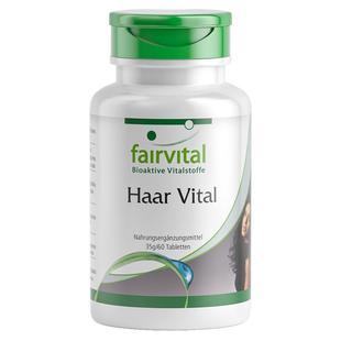 德国Fairvital进口维生素b7h生物素biotin男女胱氨酸护发养发药片
