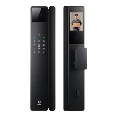 德施曼旗下龙霆A3F人脸猫眼指纹密码锁智能门锁家用监控电子锁