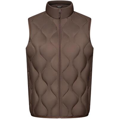 春季新款立领三防羽绒马甲背心