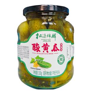 松源锦麟东北酸黄瓜俄罗斯风味小乳腌黄瓜汉堡沙拉解腻下酒小咸菜