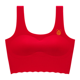 女童红色本命年内衣2026蛇年衣服学生儿童少女发育期文胸背心12岁