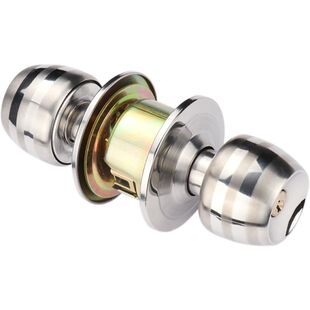 球形门锁家用通用型门把手卧室卫生间厕所圆锁老式不锈钢房门木门