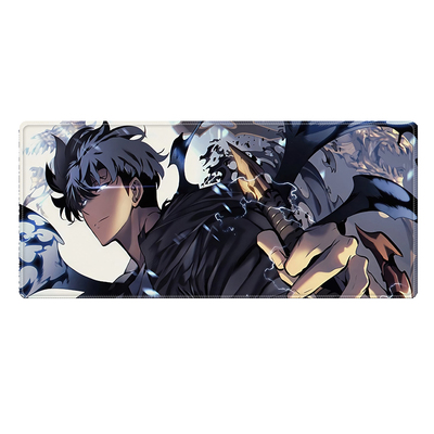 我独自升级鼠标垫超大号动漫程肖宇周边solo leveling键盘书桌垫