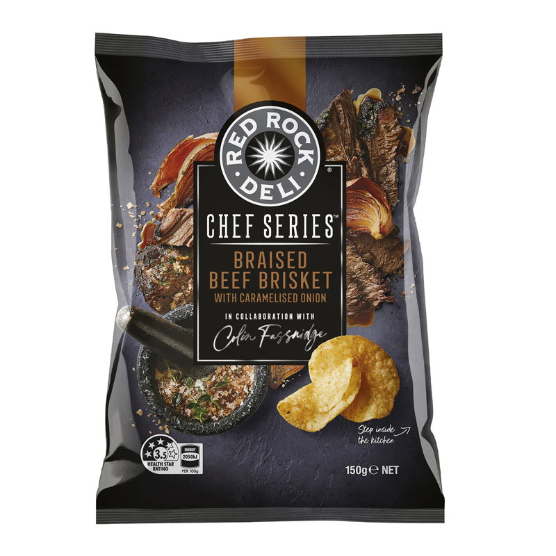 澳洲代购直邮4件包邮Red Rock Deli红岩薯片网红追剧进口零食165g
