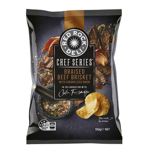 澳洲代购直邮4件包邮Red Rock Deli红岩薯片网红追剧进口零食165g