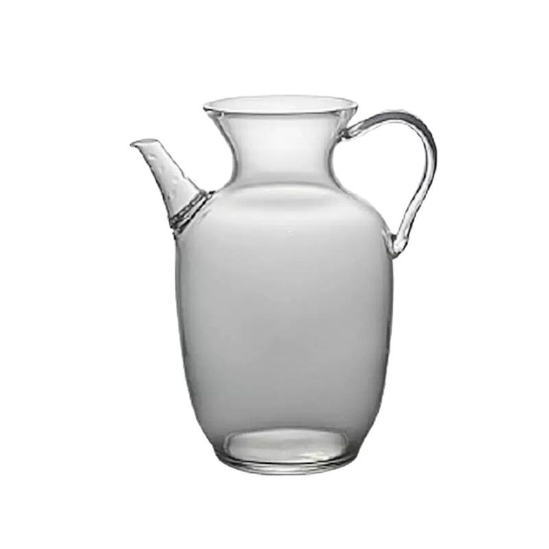 中式冷热泡仿宋手执壶高硼硅玻璃小宋式壶花茶绿茶壶电陶炉加热壶