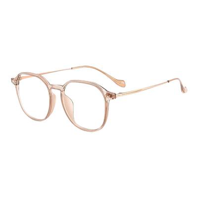 冷茶显白防蓝光大框显脸小眼镜