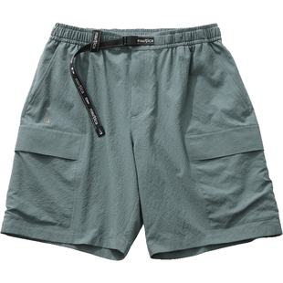 【官方正品】nautica whitesail中性泡泡纱大口袋插扣宽松短裤
