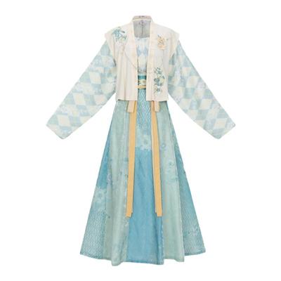 唐制汉服交窬裙刺绣小清新汉服