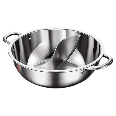 【百畅】加厚鸳鸯锅电磁炉专用