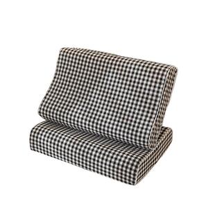 全棉色织乳胶枕套记忆棉枕头套60x40水洗棉单人男女纯棉儿童50x30