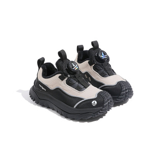 Navigare意大利小帆船童鞋旋转纽扣中大童二棉鞋男女童加绒运动鞋