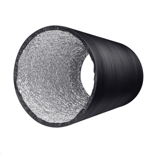 抽油烟机排烟管排气管PVC三层铝箔管商用排风管伸缩抽烟管道配件