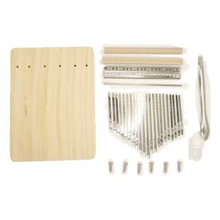 DIY21音拇指琴34音双排卡林巴琴送全套配件包教会自制乐器可刻字