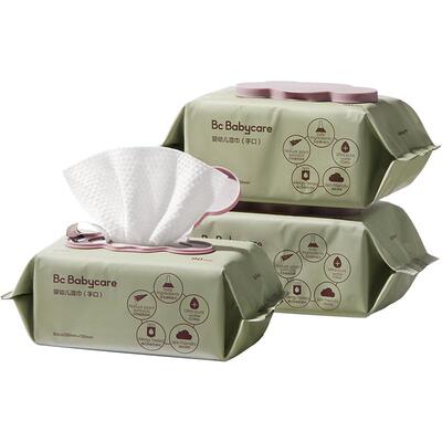 加厚加大手口湿巾babycare