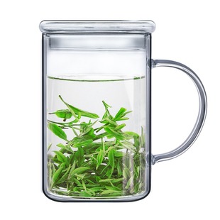 1000ml超大容量耐高温玻璃杯茶杯品茗杯泡茶水杯办公室家用杯子