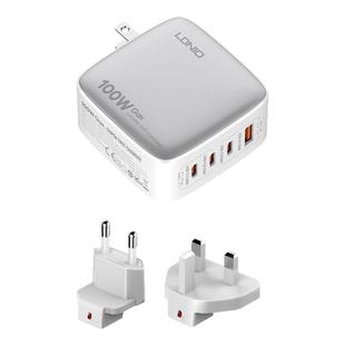 LDNIO/力德诺100W快充头氮化镓充电器适用于iPhone17ProMax笔记本电脑多口usb充电器英标充电头typec快充头