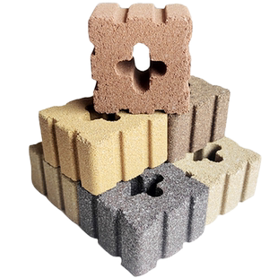 鱼缸过滤材料四孔纳米方砖滤材硝化细菌屋底滤石英纳米球专用滤材