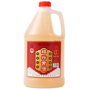 吴越稽山无添加绍兴黄酒自饮2.5L半干型14度优等品糯米酿造花雕酒