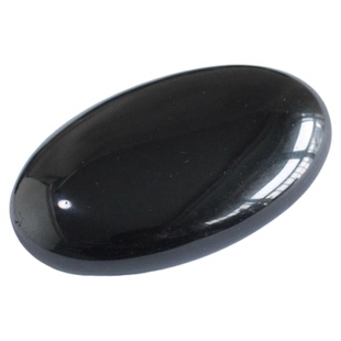 天然黑曜石全黑随形把玩肥皂片黑曜石扁片磨纸手把件大15中10小6