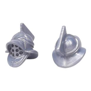 小积木颗粒角斗士头盔95676零件MOC人仔用品中世纪冷兵器装备配件