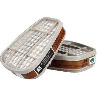 3M滤毒盒6001CN 化工喷漆防毒6200和7502面具过滤配件带防伪批发