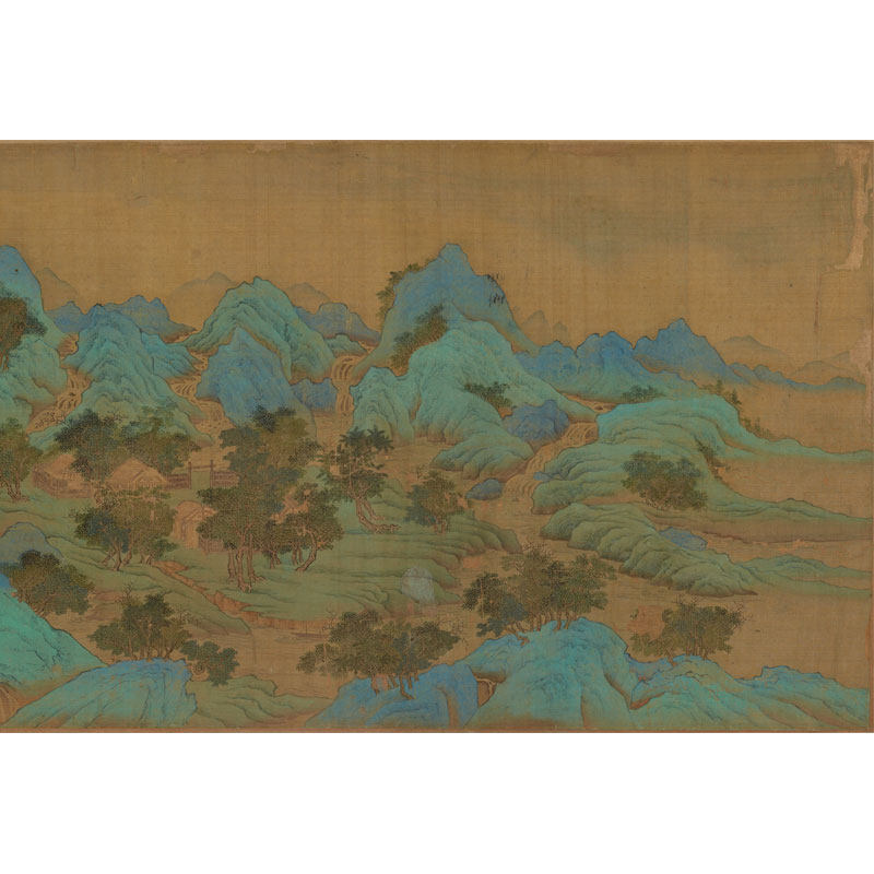 赵伯驹《辋川别墅图》大青绿山水