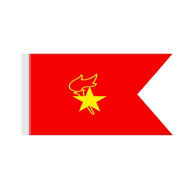 少先队中队旗手持中国少年先锋队队旗中队旗手拿小学生少先队员队旗2号3号4号装饰运动会大队旗户外防晒