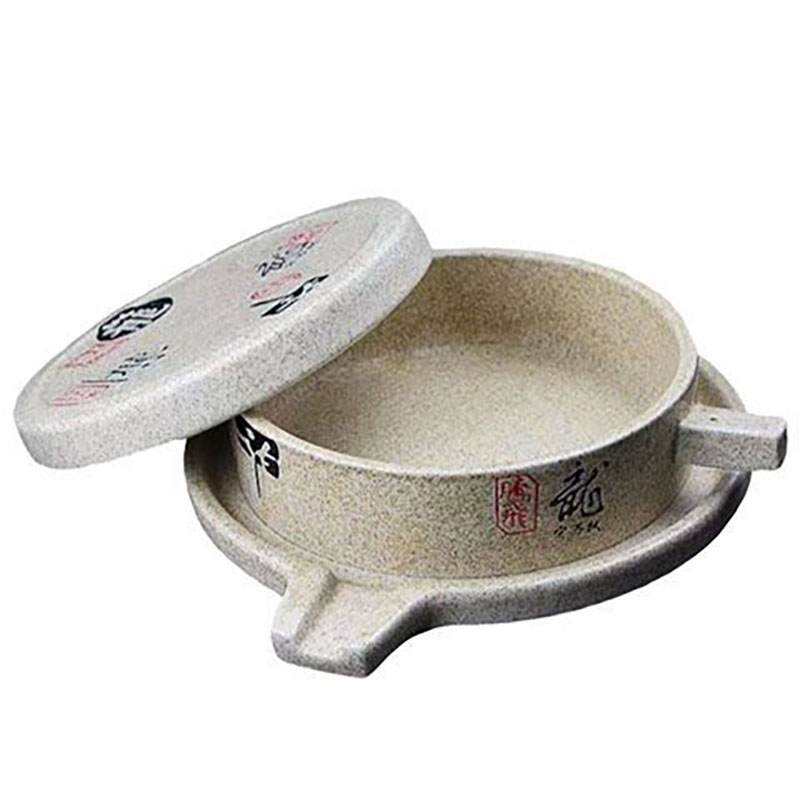 创意石磨豆腐盘子中式复古造型小磨豆腐花餐具饭店农家乐特色汤碗