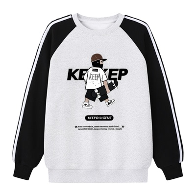 不起球不褪色卫衣宽松帅气男生潮