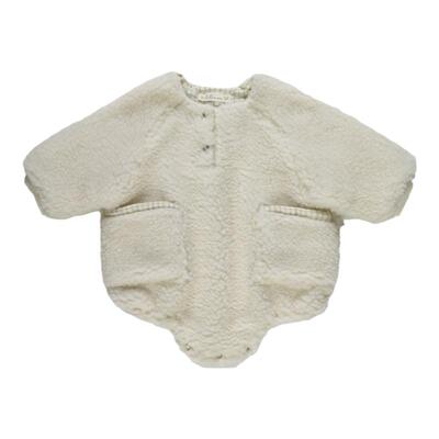 3件5折Little lilinoa FW24男女童宝宝泰迪绒外套马甲包屁衣帽子