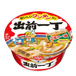 现货进口方便面日清出前一丁麻油云吞面美味速食深夜食堂泡面碗装